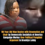 A 98-year-old Brooklyn caretaker was allegedly attacked after confronting a political canvasser over campaign flyers. Police say the suspect now faces multiple criminal charges.