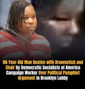 A 98-year-old Brooklyn caretaker was allegedly attacked after confronting a political canvasser over campaign flyers. Police say the suspect now faces multiple criminal charges.